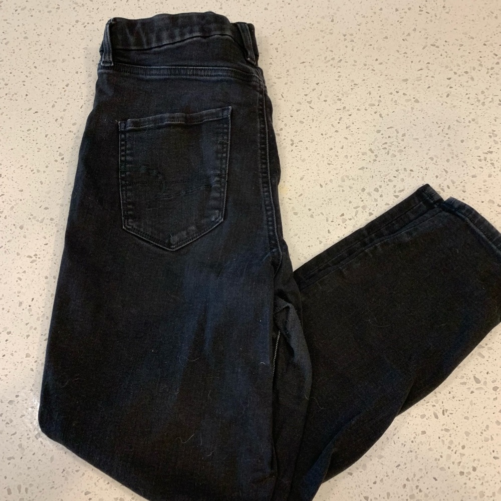 American Eagle Next Level Stretch black skinny jeans